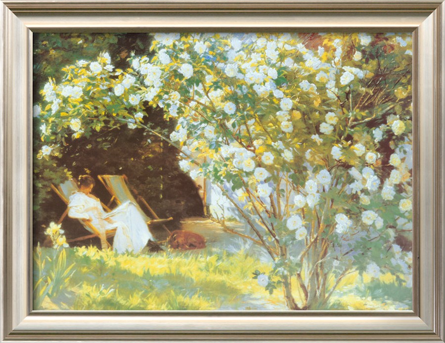 Les Roses - Peder Severin Kroyer Painting On Canvas